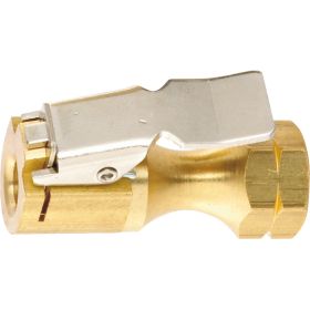 CO8U73 Euro Clip-On Tyre Valve Connector - Female Thread Rc 1/4 - Closed End