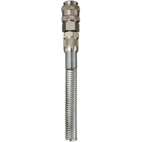 Mini Coupling to Tube (4mm i/d x 6mm o/d) with Anti-Kink Spring