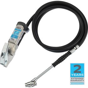 DAC405 ACCURA MK4 Tyre Inflator 1.8m Hose Twin Clip-on Connector