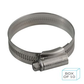 JC3550/ST Jubilee Hose Clip Size 2A (35-50mm) 304 Stainless Steel (Supplied in Box of 10)