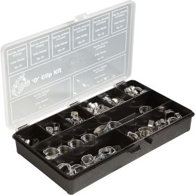OK175 Jubilee O Clip Kit 175 Clips Only (Contained in a Plastic Box)