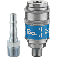 PCL 'AIRFLOW' COUPLINGS Y PIECE MALE ADAPTOR c20020 QTY 1 