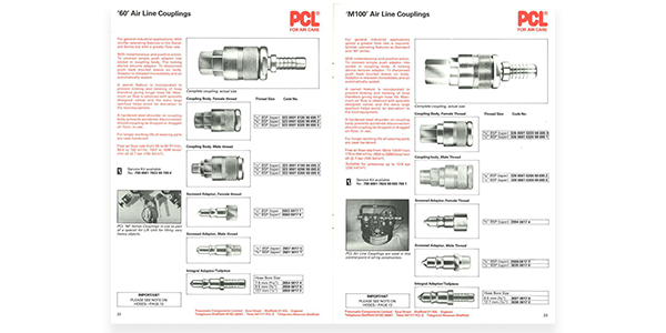 60 Series and 100 Series in PCL's 1979 Catalogue