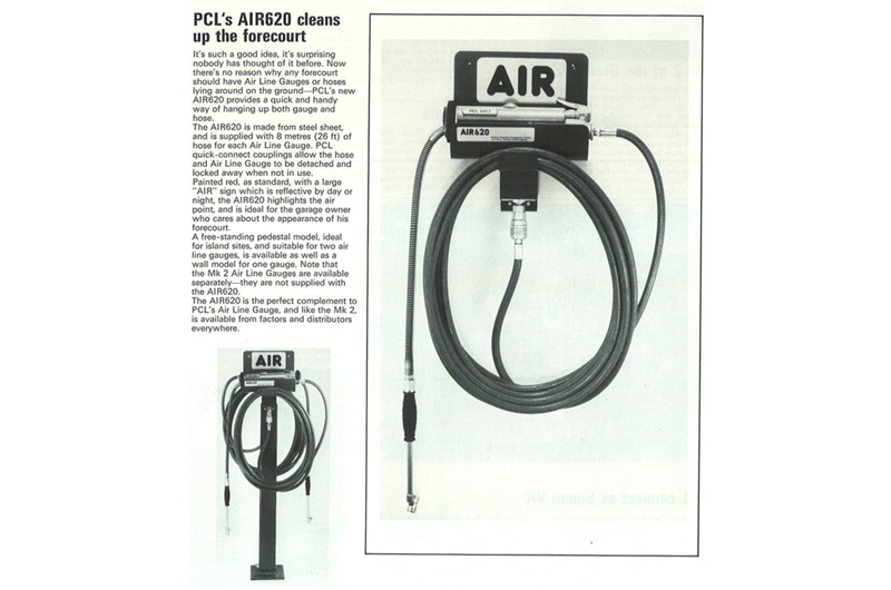 Newspaper article on PCL's AIR620 cleans up the forecourt